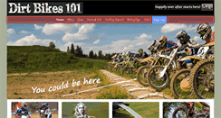 Desktop Screenshot of dirtbikes101.com